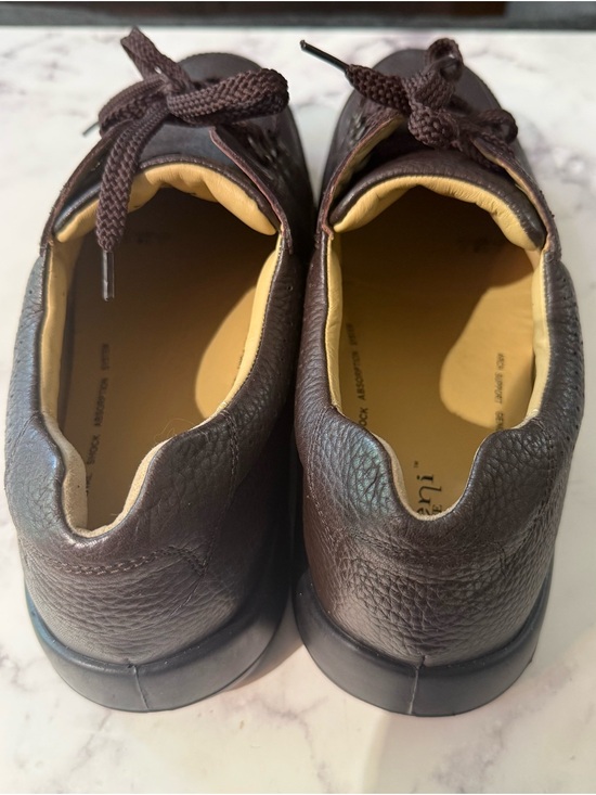 Areni One Explorer Mens Orthopedic Comfort Arch Support Leather Shoes -13W Brown main image 4